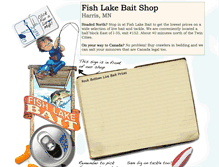 Tablet Screenshot of fishlakebaitharris.com